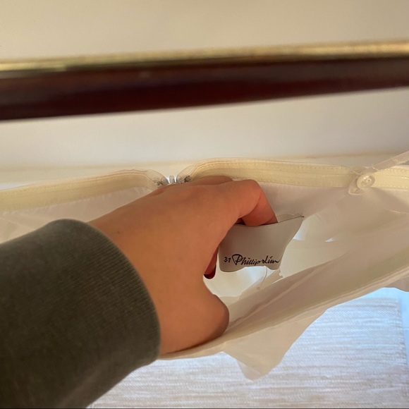 3.1 Philip Lim White Spaghetti Strap A-Line Dress - Picture 6 of 11